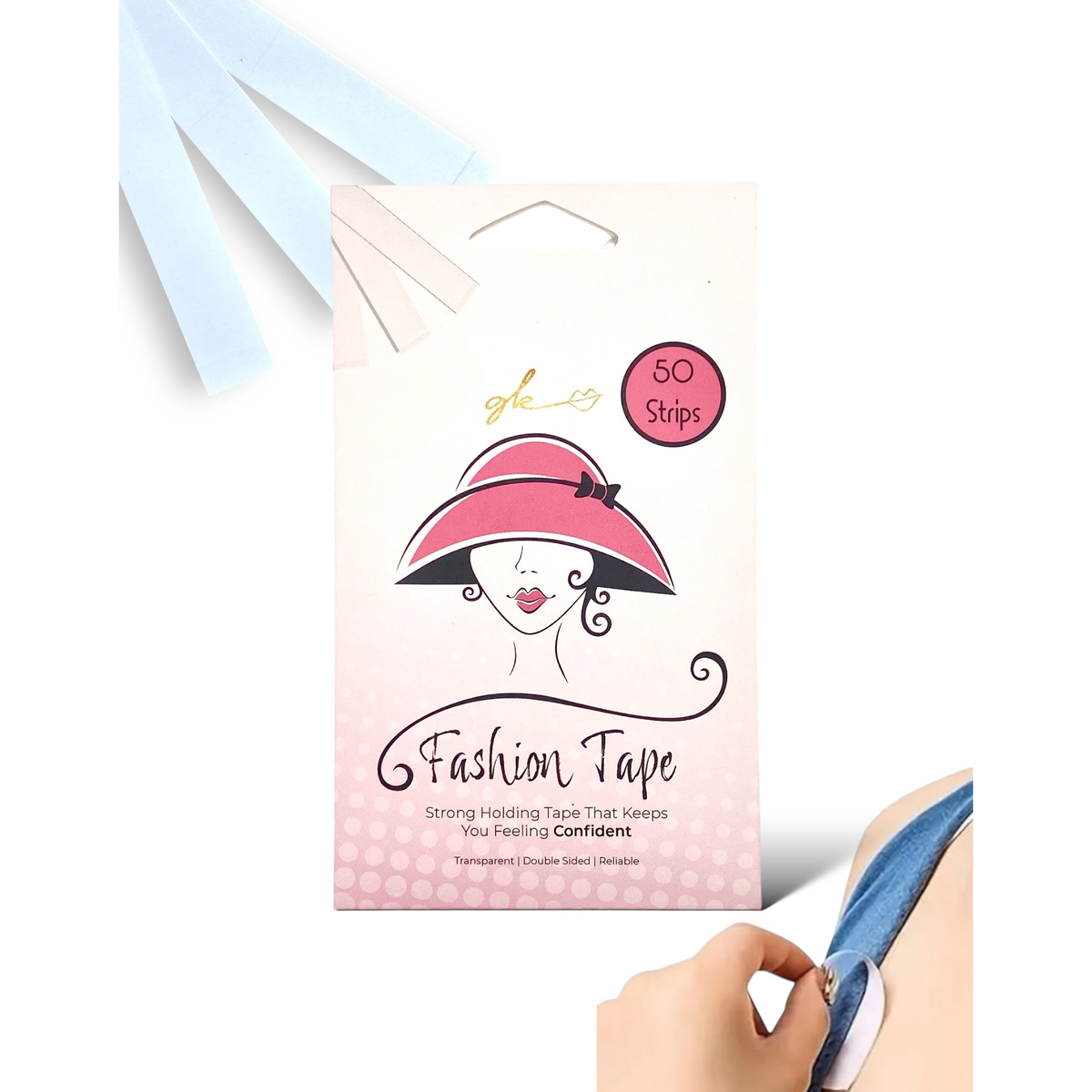 Fashion Tape - Pack of 50 Strips 2 Bags Fashion Tape - Pack of 50 Strips 2 Bags