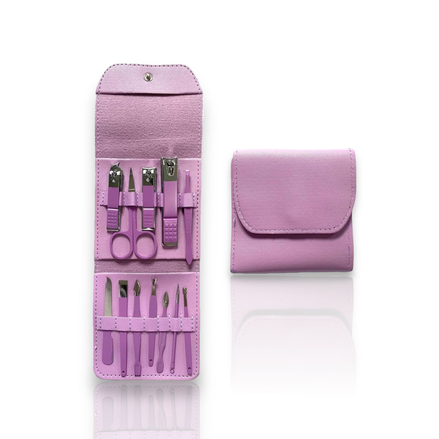 Purple 12 Piece Nail Care Set